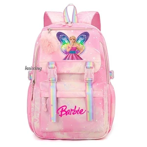 Rucksack mit Barbie den Film für Mädchen und Frauen, Schul -Rucksack, Rainbow, für Laptop, Reise 8 Hauptverkäufe Barbie Travel - №2