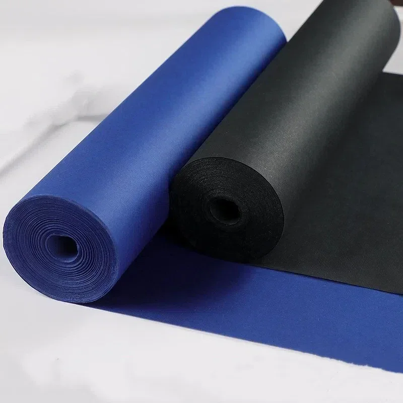 Thicken Double-sided Xuan Paper Brush Calligraphy Practice Regular Script Raw Rice Paper Xuan Paper Long Scroll Paper Cutting
