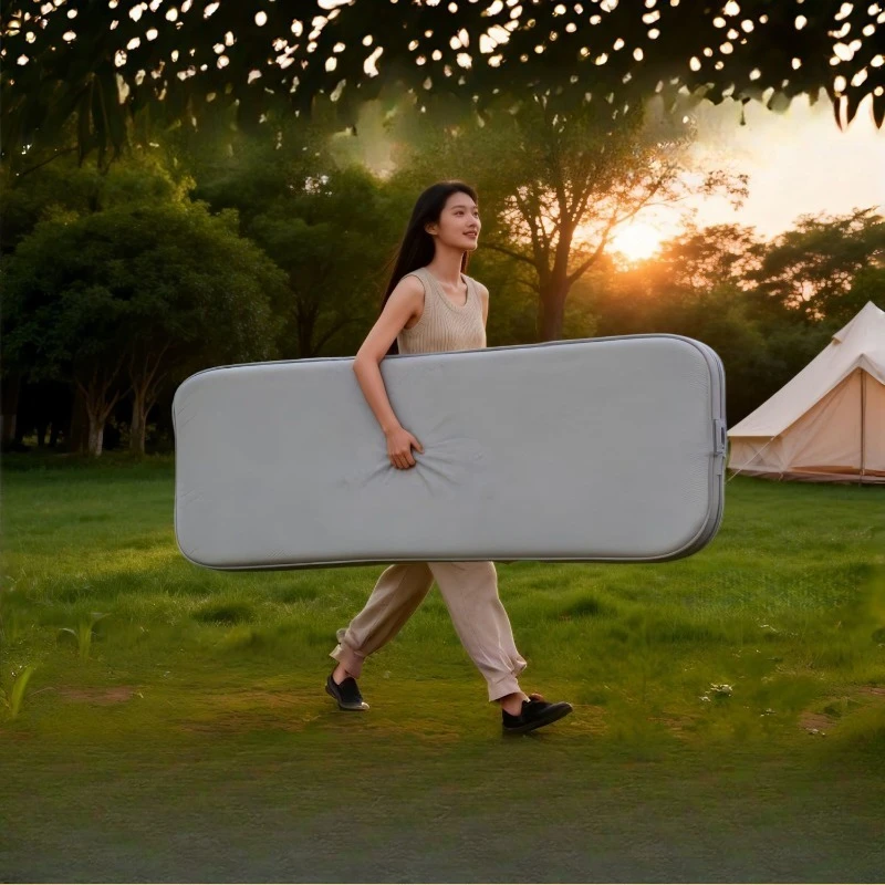 Inflatable cloud mattress TPU10cm brushed air cushion ultra-light camper outdoor home floor bed