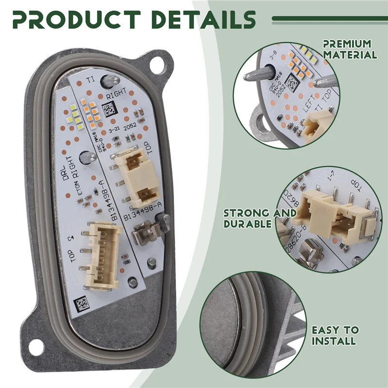 

ABTD-для SEAT Leon светодиодные фары дневных ходовых огней с радиатором, модуль управления поворотниками 5FJ941475 5FJ941476