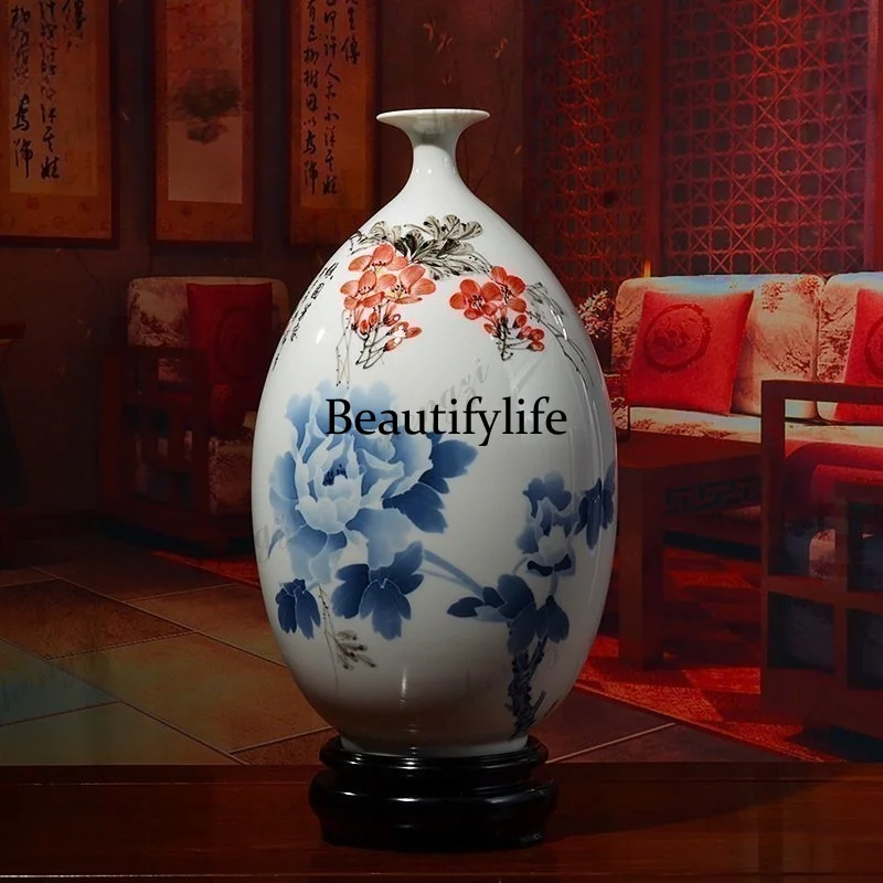 A95 home vase ornament Chinese classical living room study decoration housewarming gift/spring breeze
