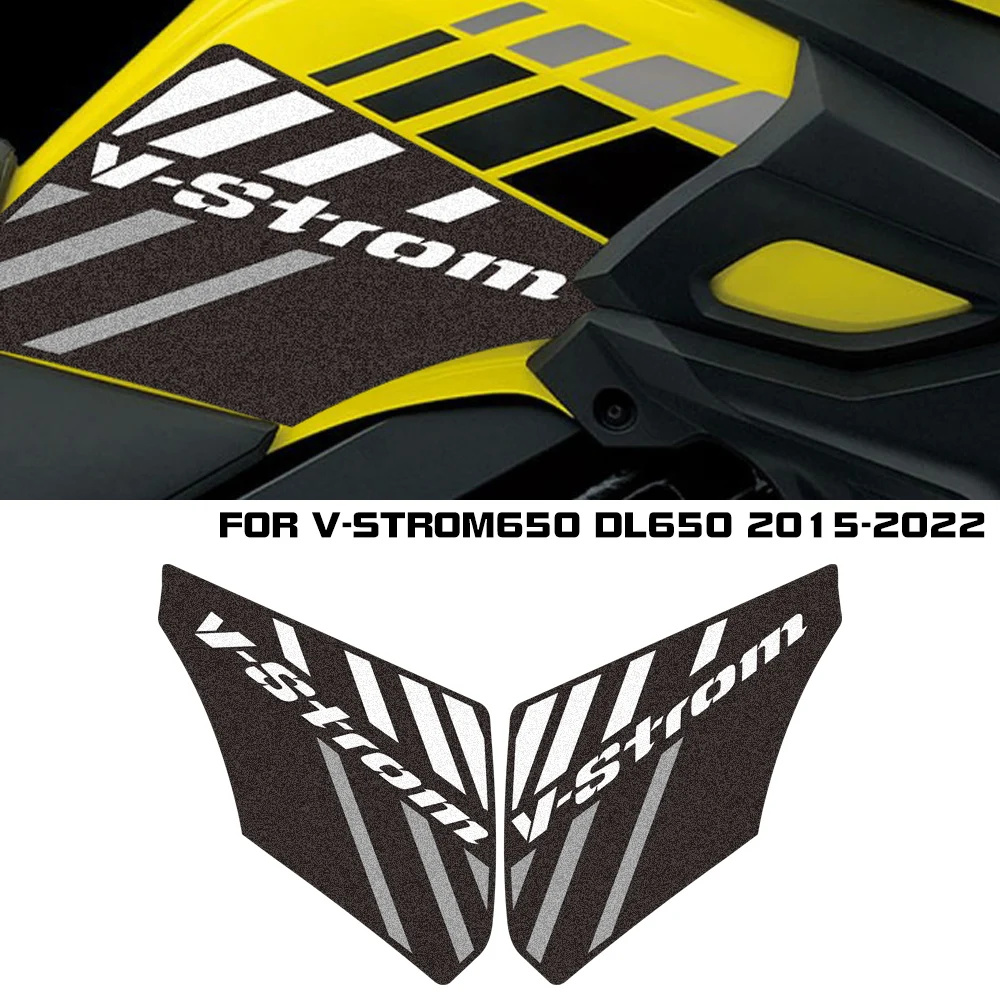 para-v-strom-650-dl650-2015-2022-vstrom-dl-650-motocicleta-antiderrapante-lado-tanque-de-combustivel-adesivos-almofada-a-prova-dwaterproof-agua-adesivos