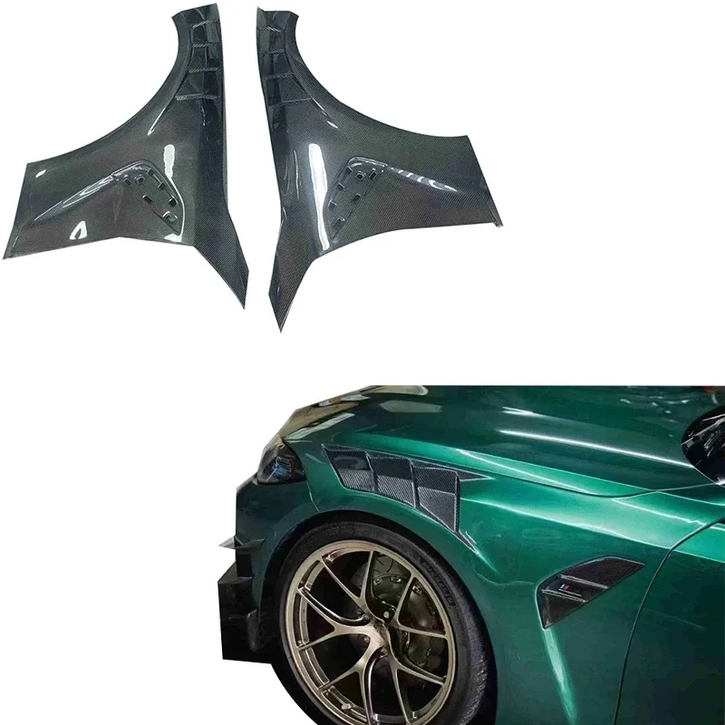 Premium AE Style Carbon Fiber Front Side Vent Panels Car Exterior Modification Accessories