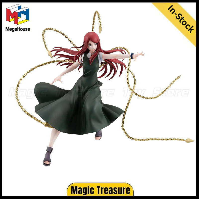 【В наличии】Оригинальный MegaHouse NARUTO Shippuden Uzumaki Kushina игрушки подарки украшения