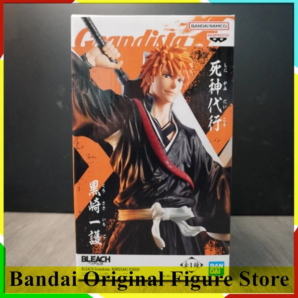 

Original BANDAI BLEACH Anime Kurosaki Ichigo Grandista Action Figurine Toys PVC Model Figuarts Collection Decoration