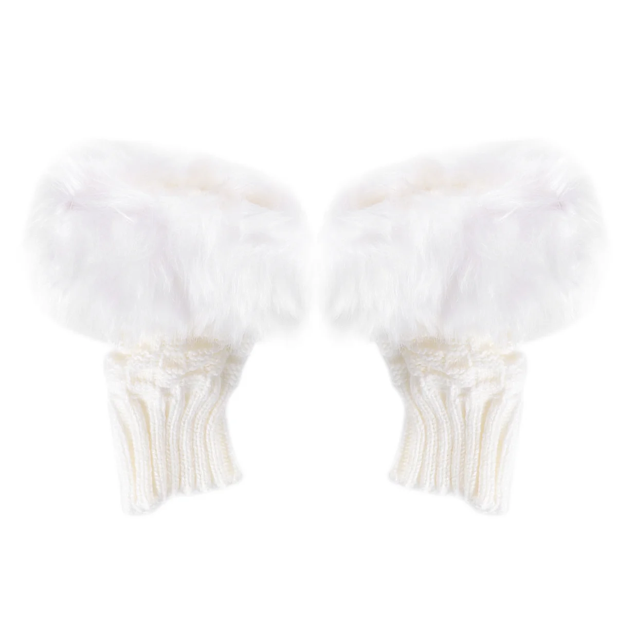 

1Pair Women's Warm Knitted Half Finger Gloves Breathable Mitt Style for Cold Weather Walking Running Cycling Outdoor Activities