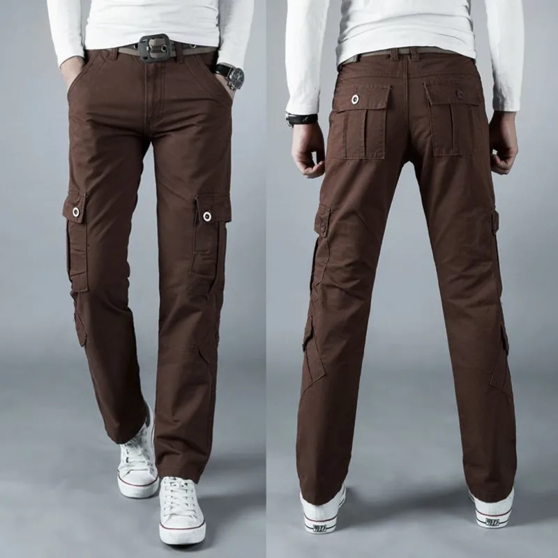 سراويل عمل سريعة فضفاضة ذات أنبوب مستقيم للرجال من فور سيزونز، مقاومة للاهتراء ومتينة لإصلاح السيارات، سراويل جندية خاصة