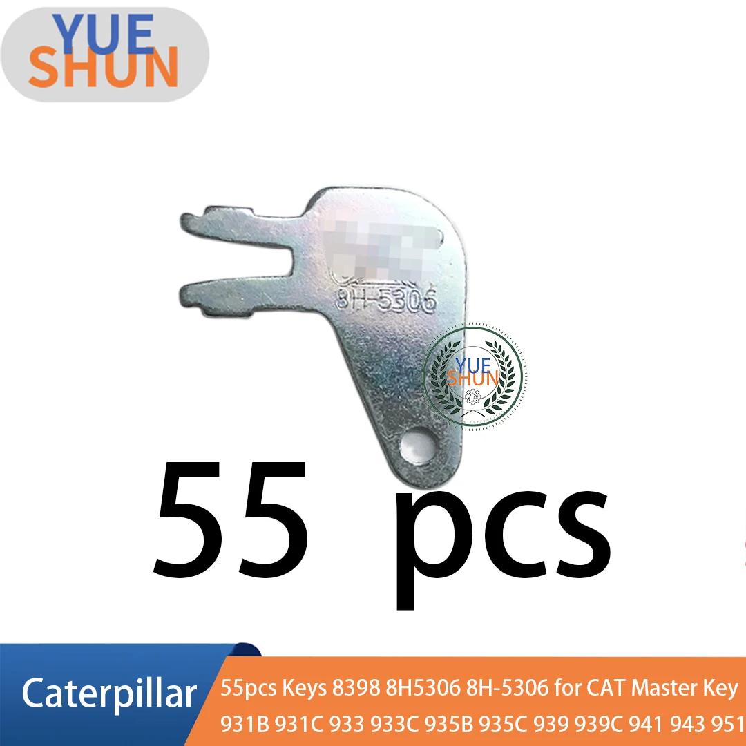 55 Pcs 8h-5306 Master Disconnect Key For Various Caterpillar Cat 8398 Industrial Models 8h5306 Loader Dozer Excavator Supplies