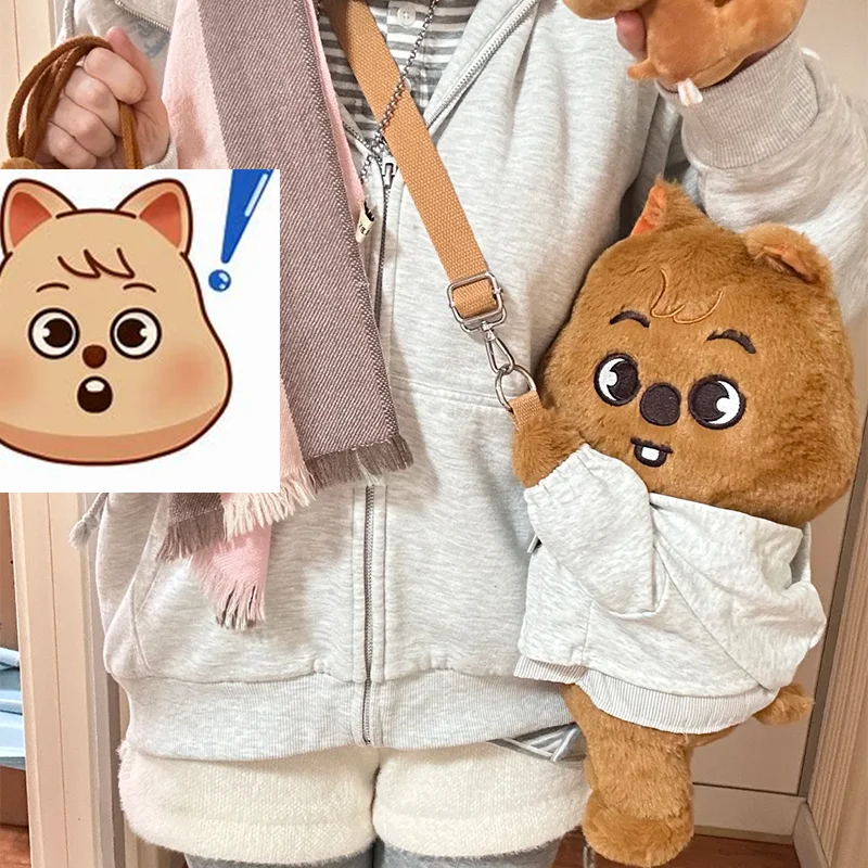 

SKZOO Stray Kids Incheon Plush Crossbody Bag Idol Same Style Bangchan Felix Children Adult Fans Gift Collection SKZ Gift Cute