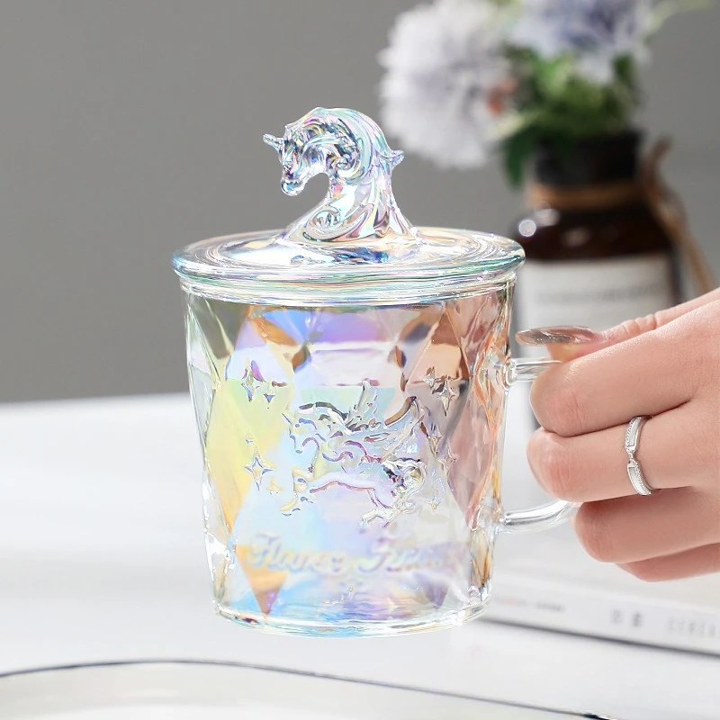 

Little Angel Series Cold Water Cup Flower Knows Moonlight Mermaid Cup Exquisite Relief Water Cup Kawaii Water Bottle