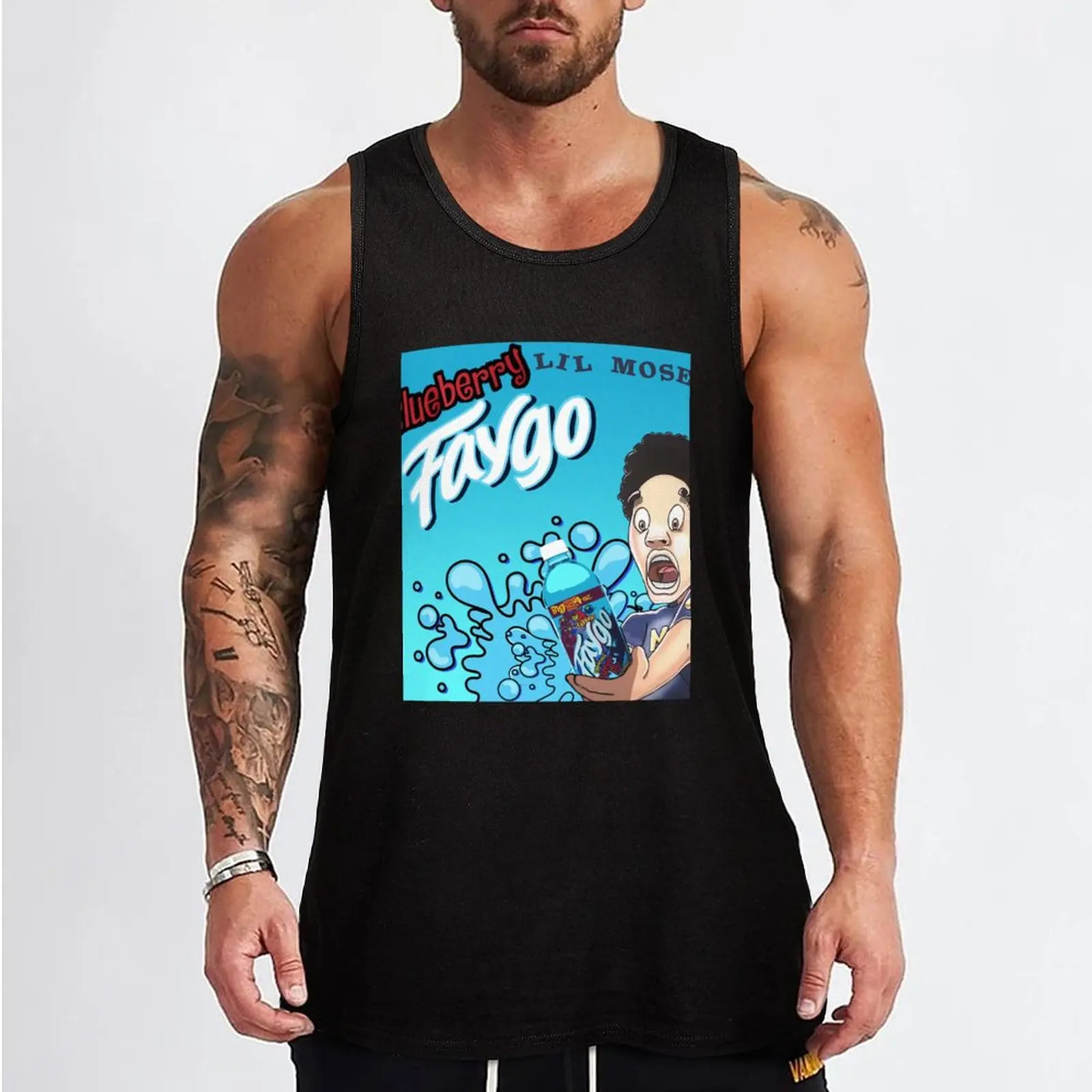 Blueberry Faygo Lil Mosey T Shirt Tank Top gym Body man gym men