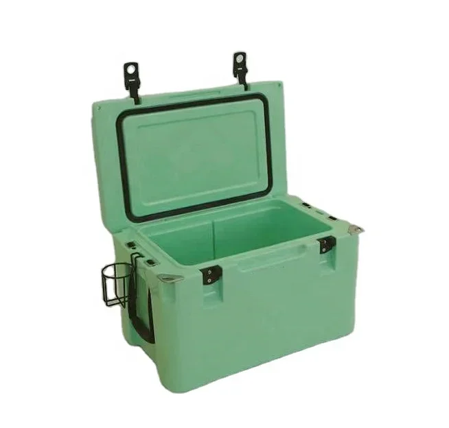 

New 35L Ice Box Available Cooler Box 56Cans Roto-Molded Camping Cooler for Outdoor