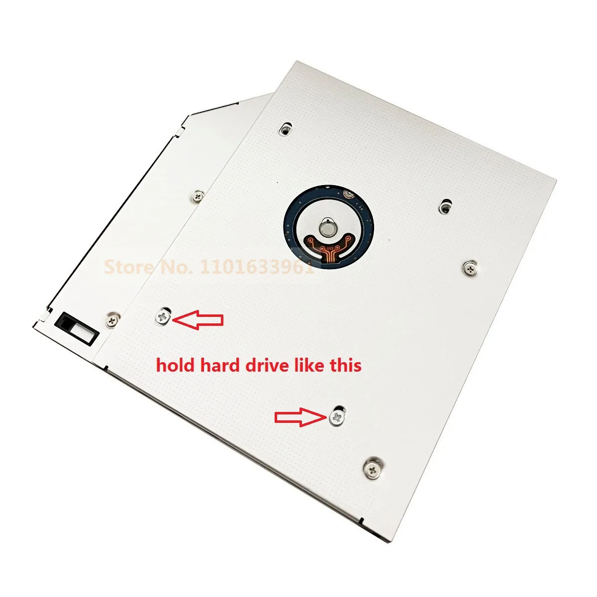 With Panel Lock Latch 2nd 2.5 Hard Drive HDD SSD Optical bay Caddy Bracket for Dell Latitude E6320 E6420 E6520 E6330 E6430 E6530