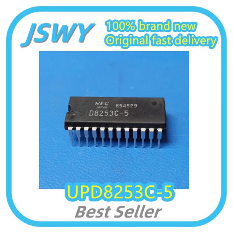 (5/50pcs) UPD8253C-5 UPD8253C DIP24 Integrated Circuit IC Original Ships Fast Electronics
