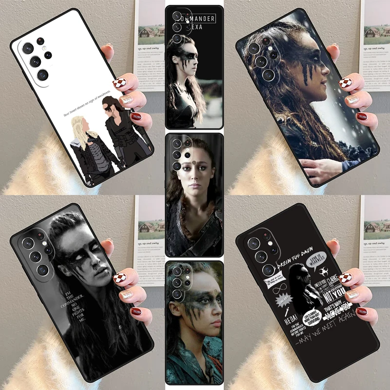 Commander Lexa The 100 Phone Case For Samsung Galaxy S23 S21 S20 FE S24 S22 Ultra Note20 S10 S9 S8 Plus Silicone Cover