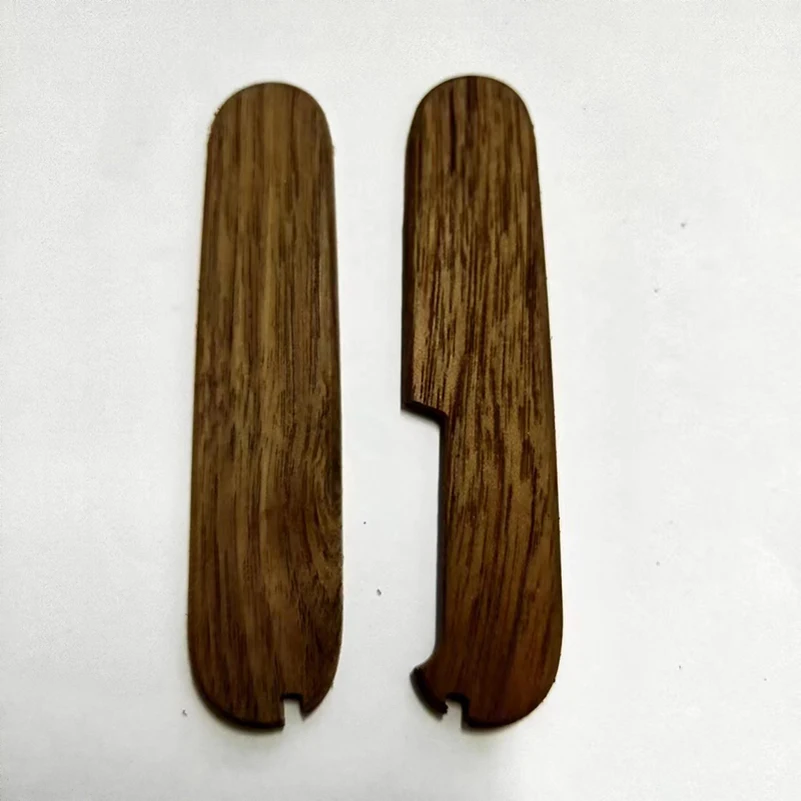 Custom 6 Types Walnut Wood Material Knife Handle Patches Scales FOR 91MM Victorinox Swiss Army Knives DIY Make Accessories Part