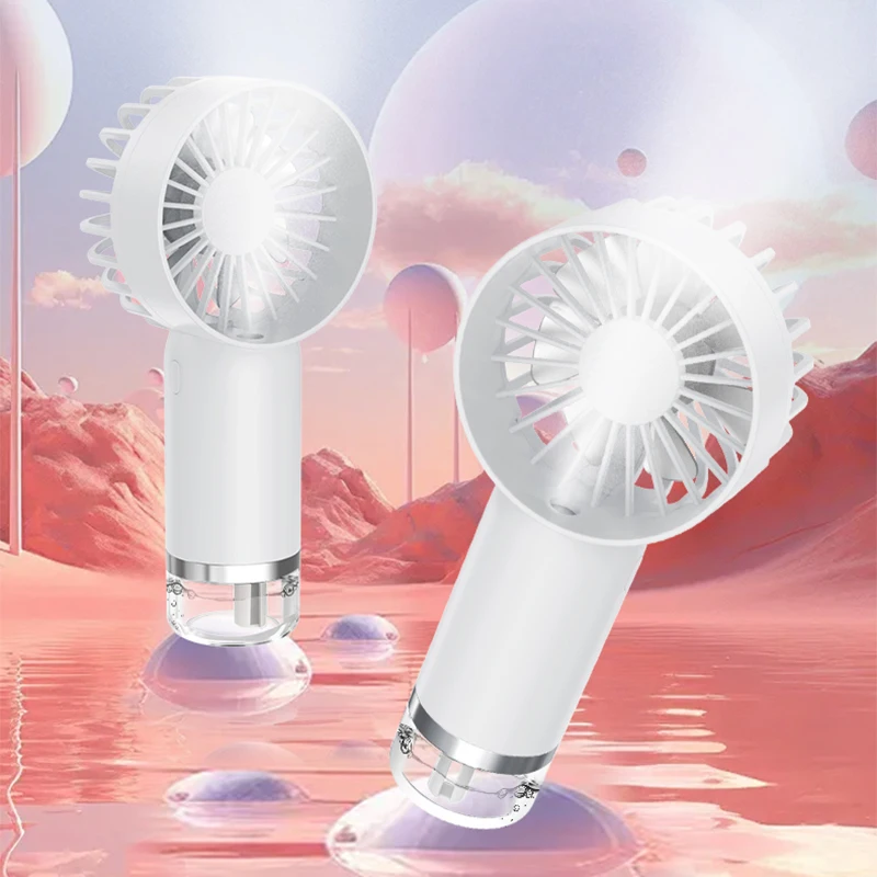 Portable Handheld Atomizing Fan with 3-Speed Wind Power Selection to Atomize and Moisturize the Skin, Enjoying Coolness