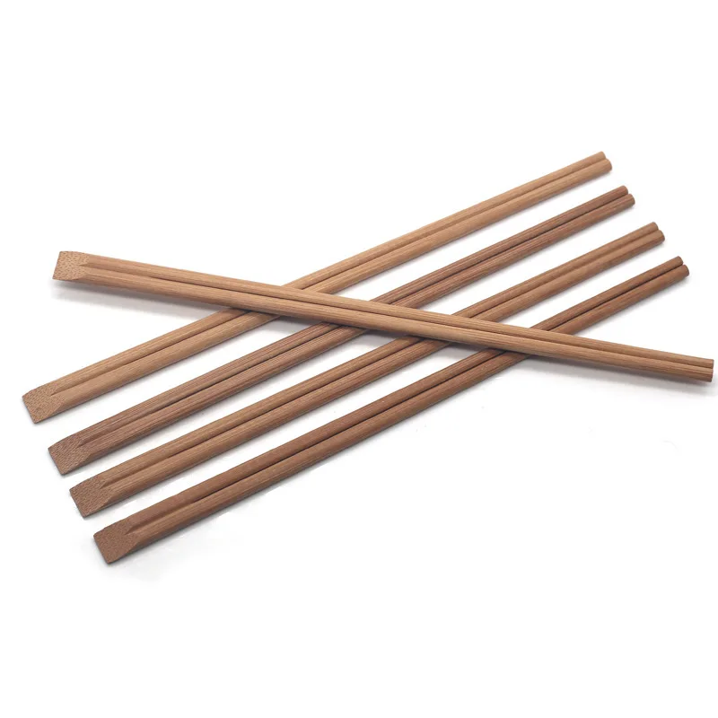 

Carbonized bamboo one-piece disposable chopsticks