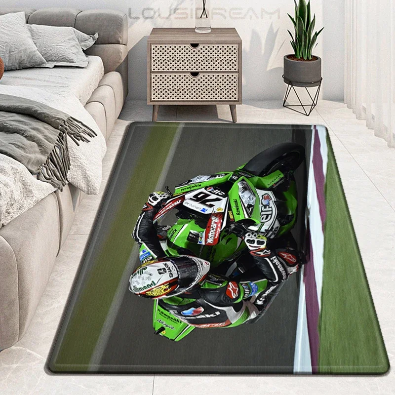 Motorcycle GP Mountain BikingSpeed Carpet Kitchen MEntrance Doormat Bedroom Floor Decoration Living Room Bathroom, Anti-slip Rug image 4