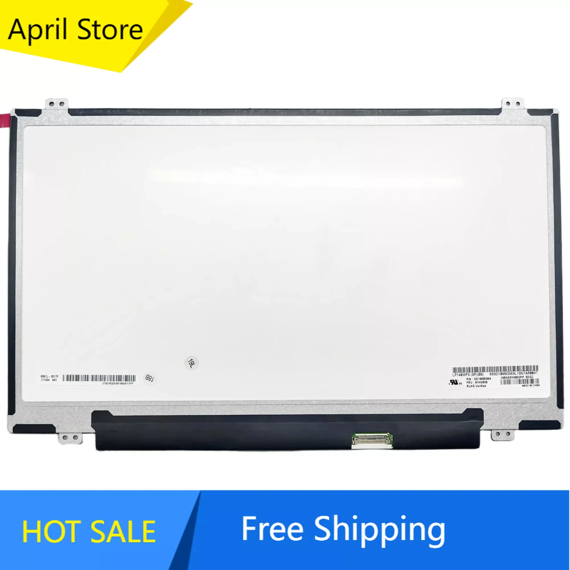 LP140WF6-SPB6 SPB4 SPB2 LP140WF1-SPK1 N140HCE-EAA N140HCA-EAB B140HAN02.0 B140HAN02.1 Laptop LCD Screen IPS EDP 30 Pins
