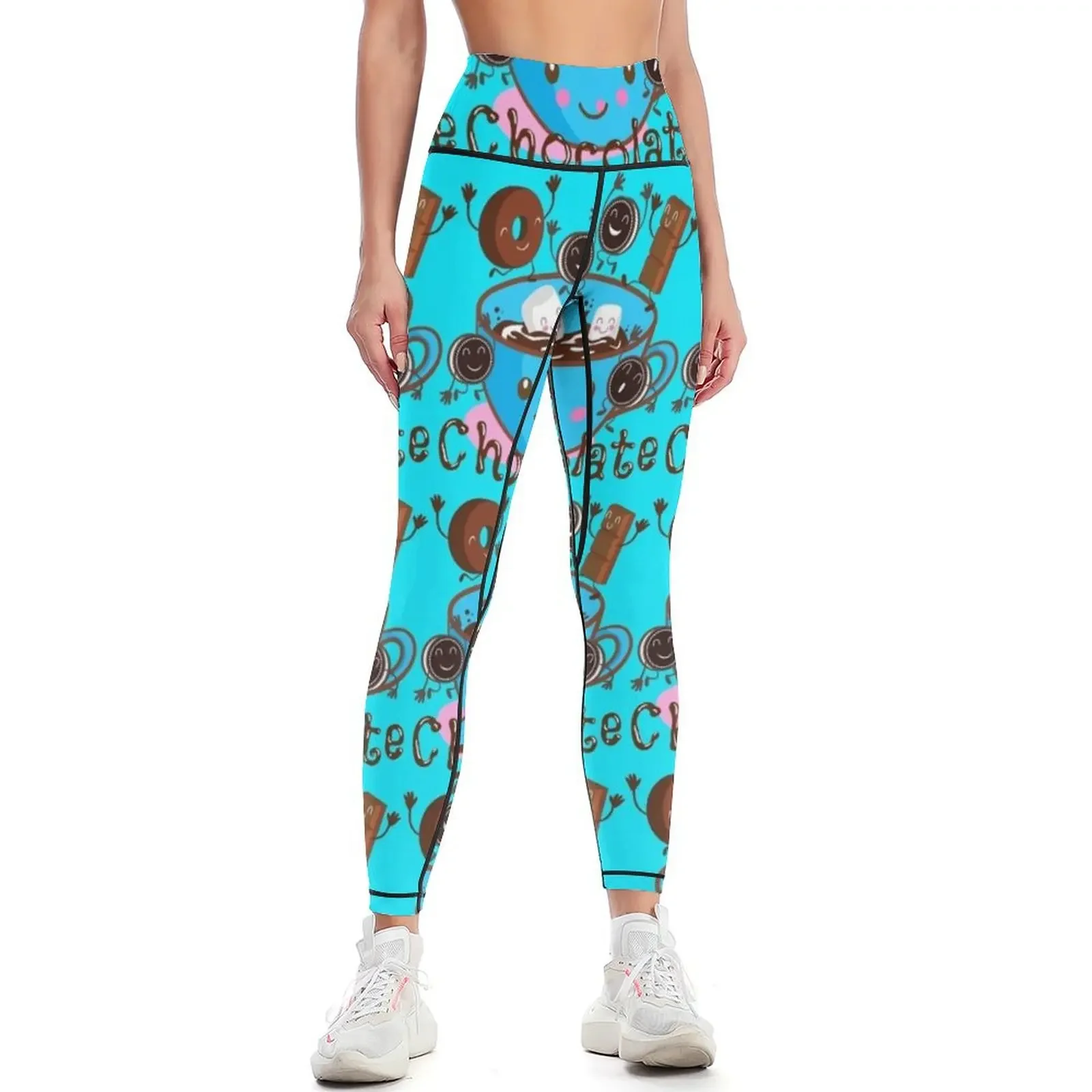 

Hot chocolate time! Leggings sports shirts gym for physical sports woman gym gym's sportswear Womens Leggings