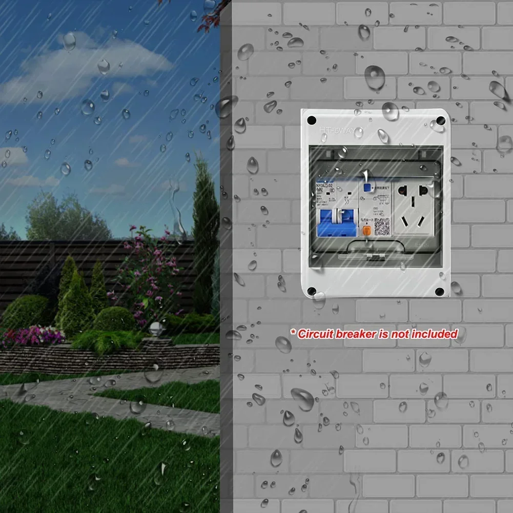 Robust Distribution Box IP6For 5 Rated Easy Wiring Suitable for Apartments Pre Fabricated Cable Entries (80 characters)