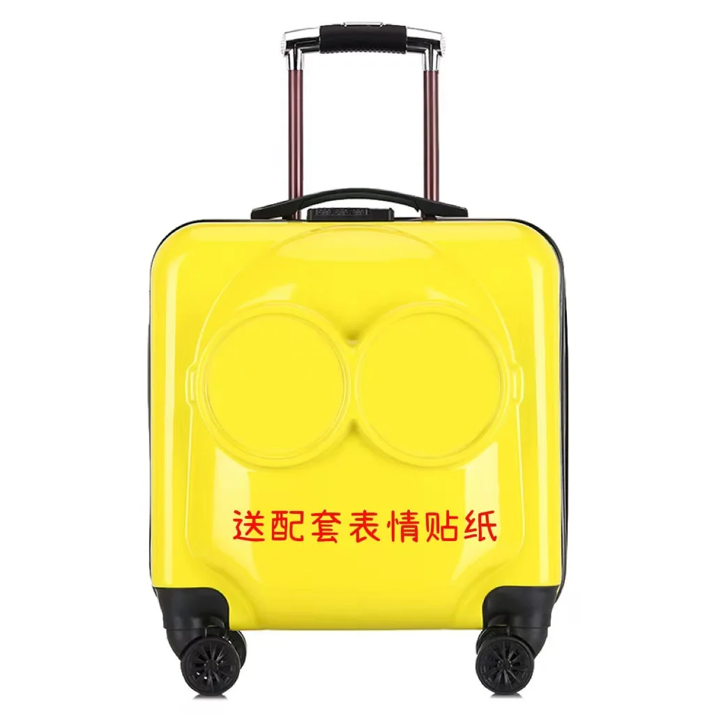 Children's Trolley Luggage, 18-inch Cabin Suitcases, 3D Cartoons, and A Variety of Styles Are Available