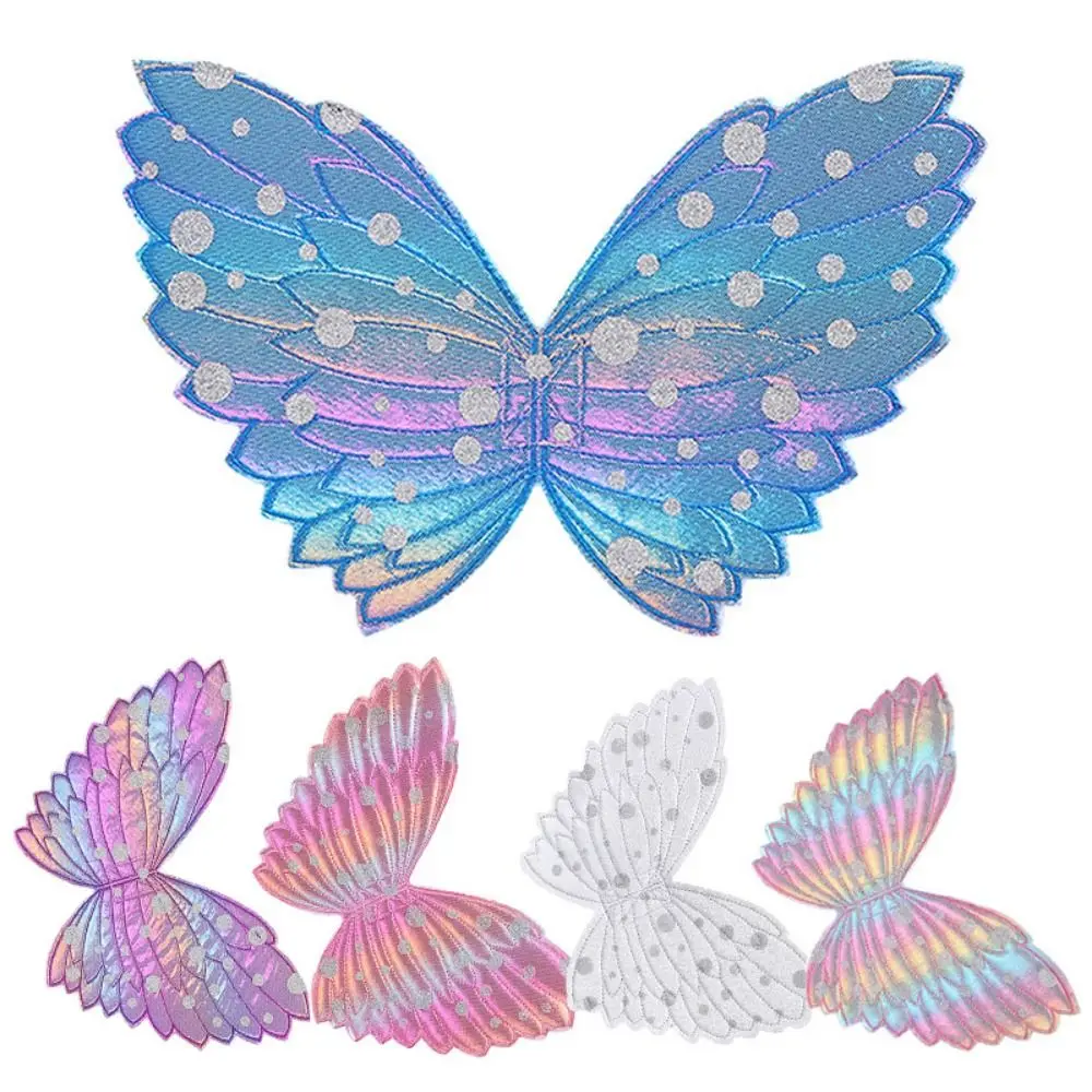 Baguette magique en Polyester pour enfants, accessoire de déguisement, ailes de papillon colorées, ailes d'ange de princesse féerique pour garçon