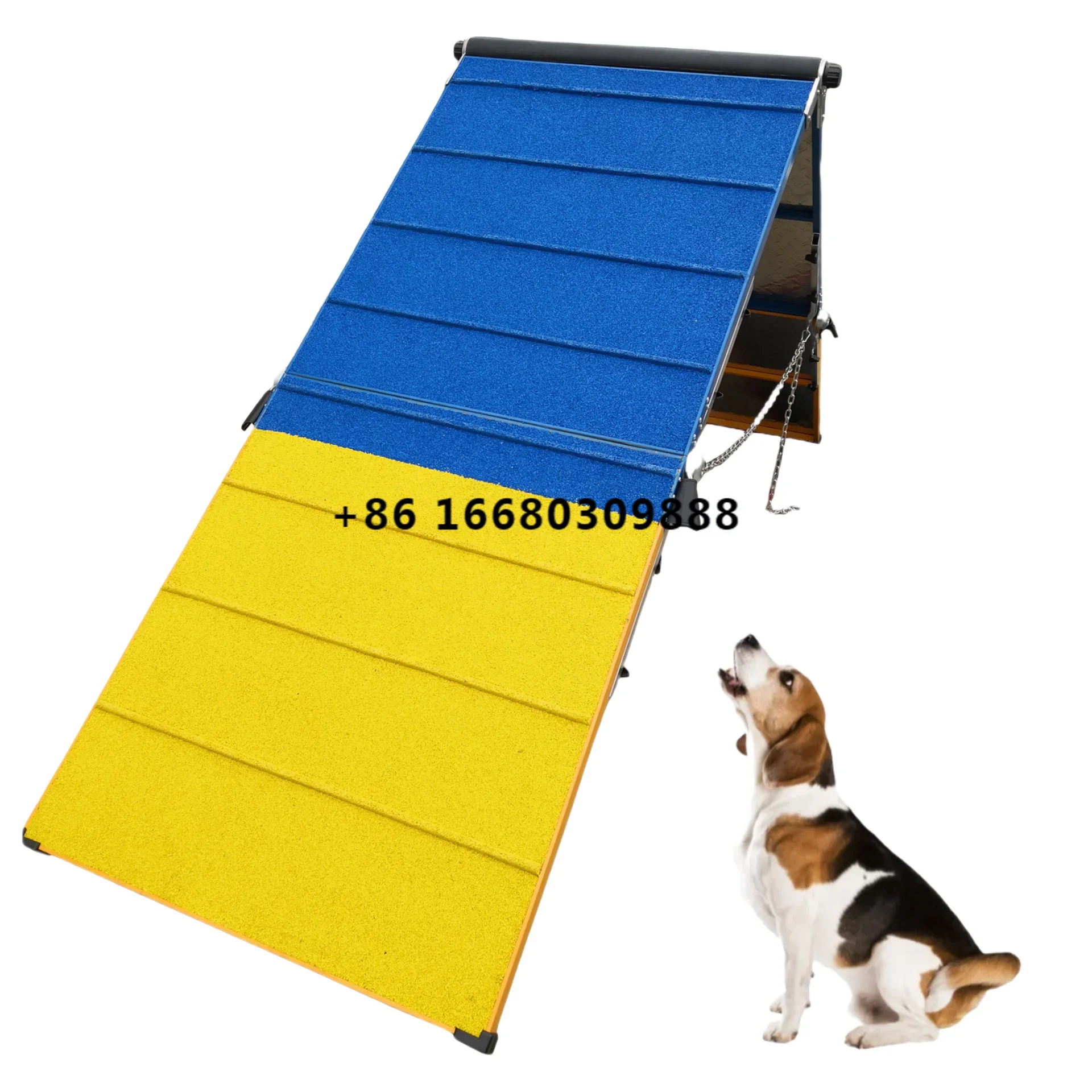 

USMILEPET Factory Direct Dog Agility Training Equipment Pet A Iron Frame Folding Obstacle Training Ramp For Dogs