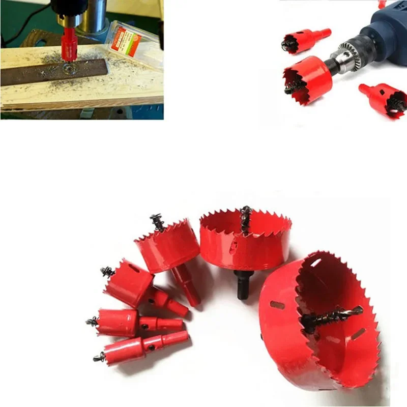 Hole Saws 1PC 20mm-200mm M42 Bi-Metal Drill Bit Cutter Carpentry Tools Cutting Metal Plastic Iron Hand Tools