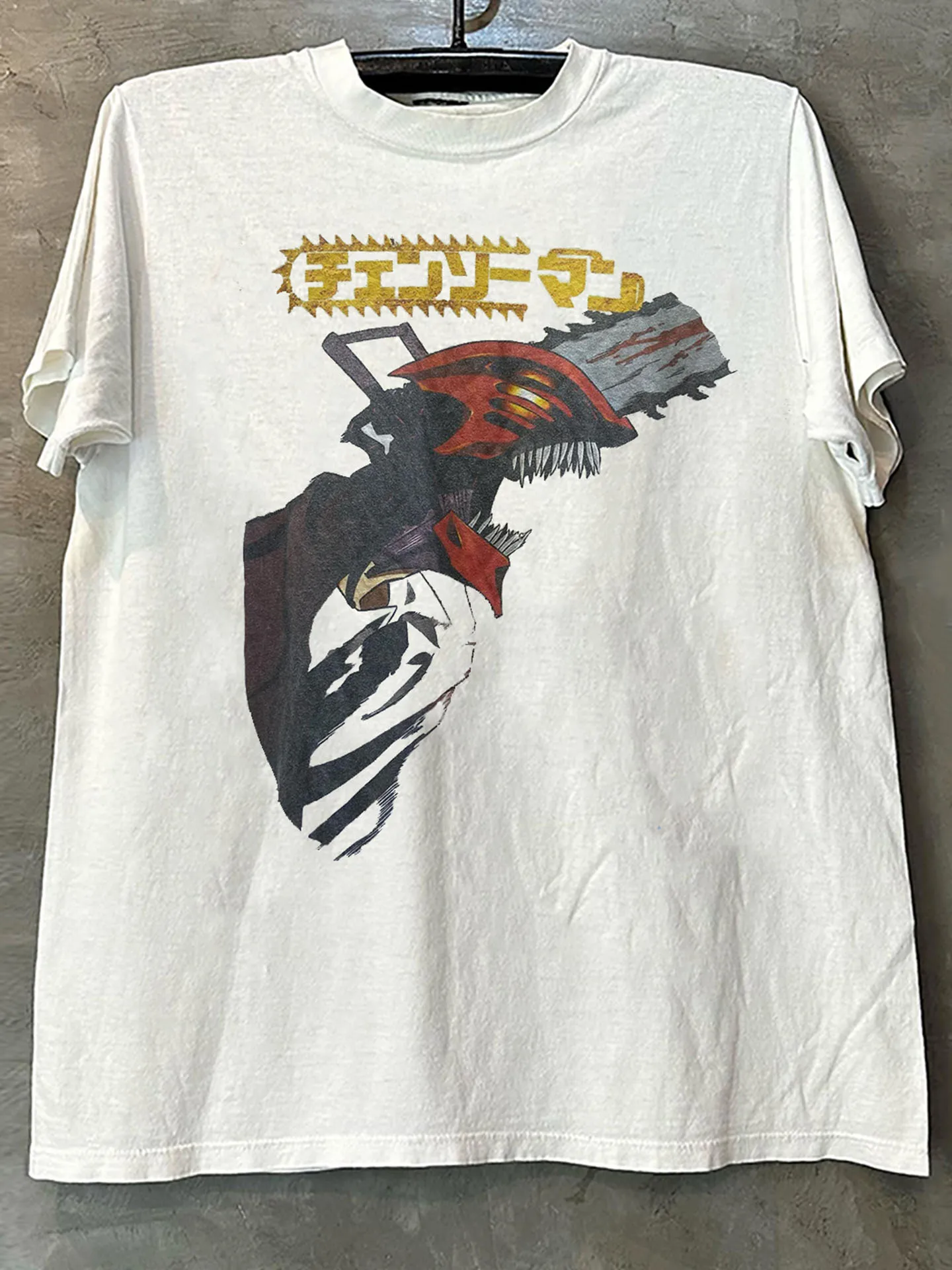 Chainsaw Man Anime Short Sleeve T-Shirt Heavy Cotton Y2K Harajuku Style Breathable Casual Printed Top for Teens And Men