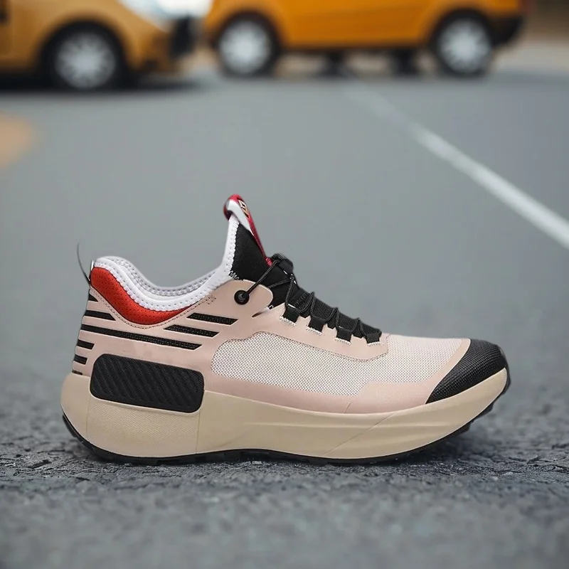 Trendy Walking Shoes Men Mesh Breathable Luxury Jogging Lightweight Sneaker Summer Outdoor Running Hiking Hip Hop Chunky Street