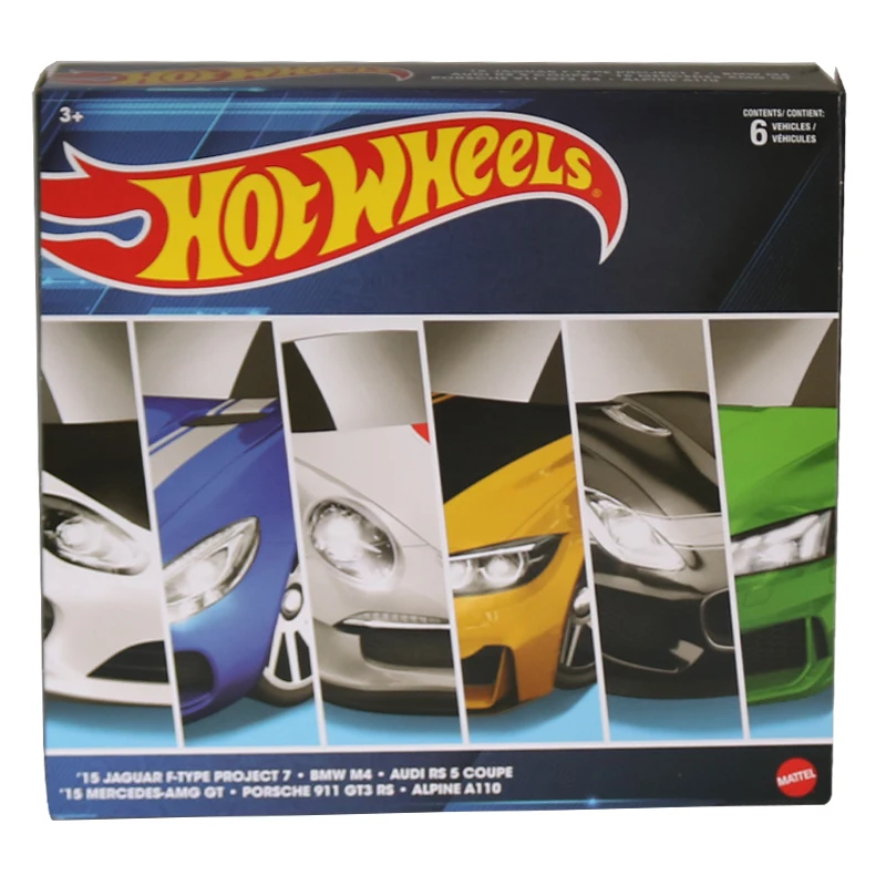 Hot Wheels-Classic Zamac Veículos para Crianças, Diecast, 1:64, Mercedes Benz, Porsche, Aston Martin, Brinquedos para Meninos, Crianças, Alemão,