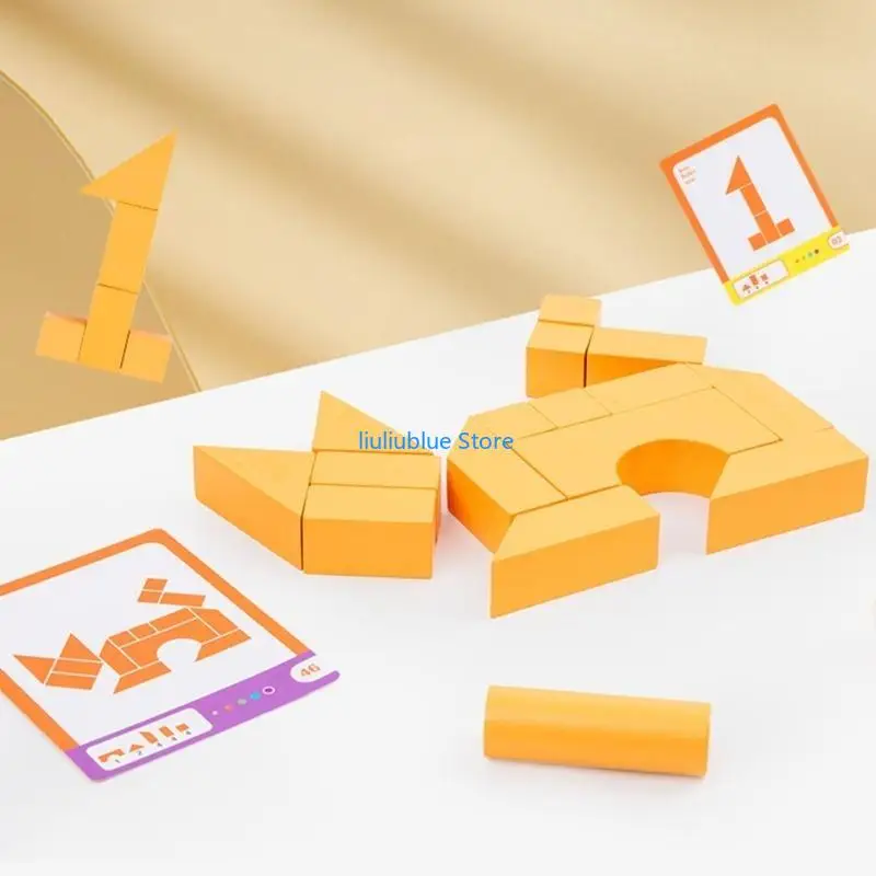 Ngăn xếp gỗ khối lượng cầu vồng cân bằng màu