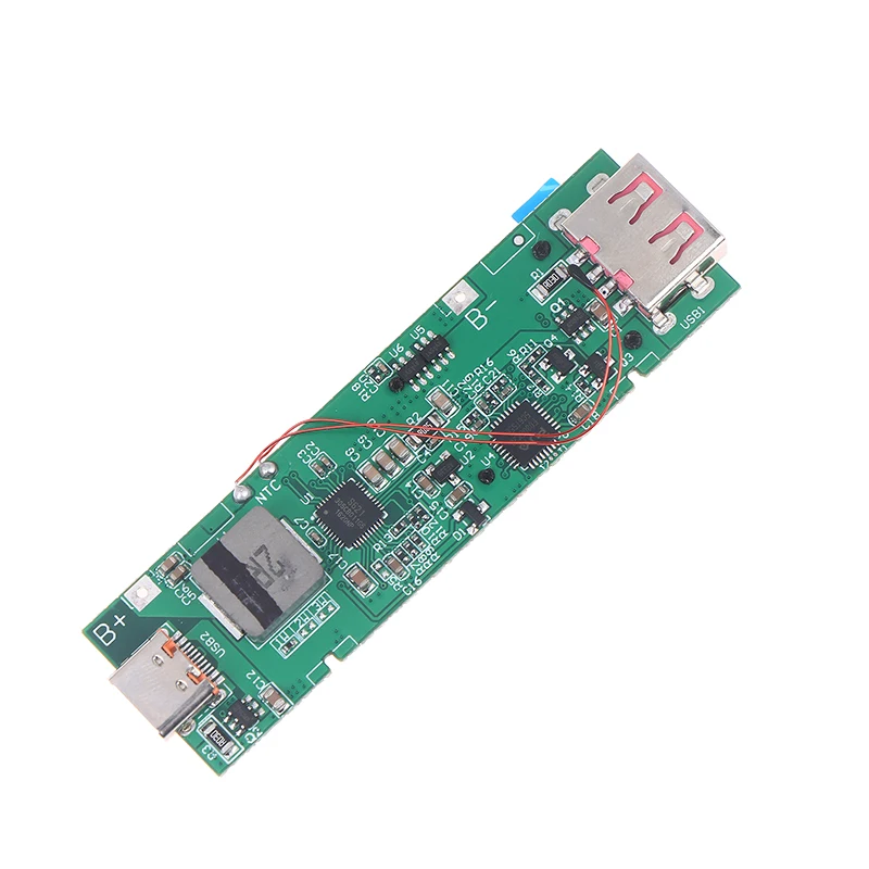 TFT Color Screen, 22.5W Mini Portable Power Bank, DIY Kit for 21700 Battery, Quick Charging