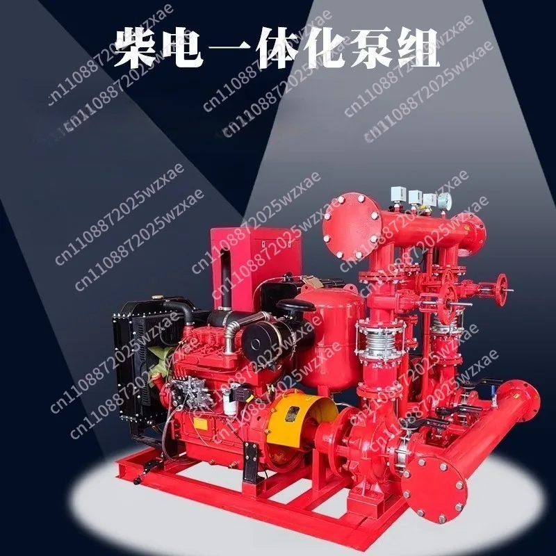Diesel-electric double drive pump set High efficiency and energy saving double power diesel engine