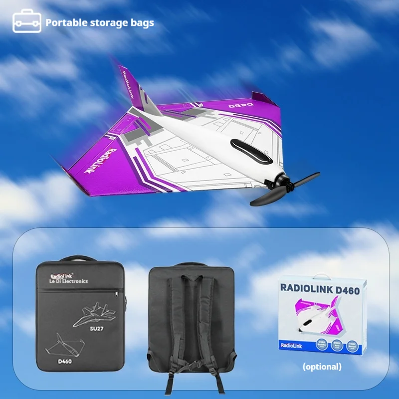 New  D460 Fixed-Wing Turbot Flying Wing Delta Wing Model Airplane Is A 30-Minute Long Battery Life And 4000m Remote Control.