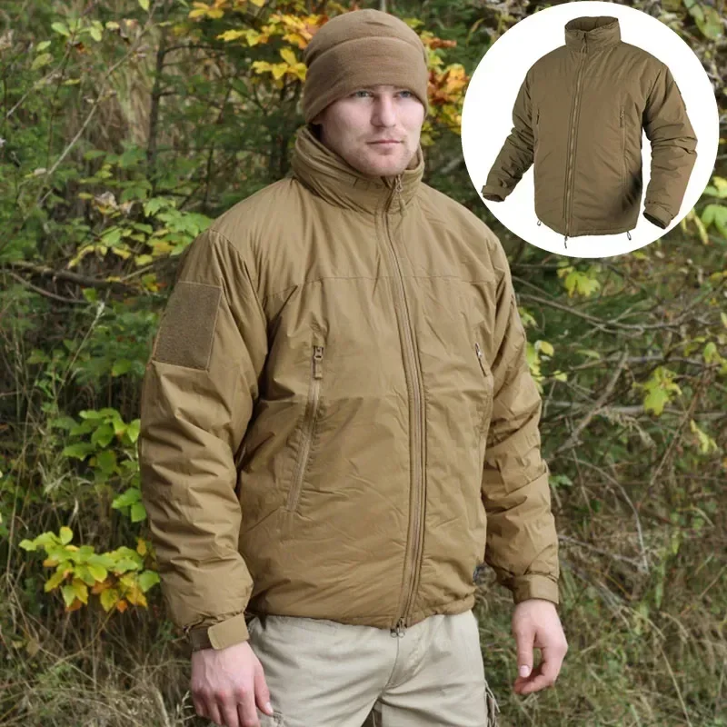 Chaqueta de invierno, chaquetas tácticas de plumón para hombre, abrigos de invierno cálidos, impermeables y cortavientos, parkas para caza y senderismo.