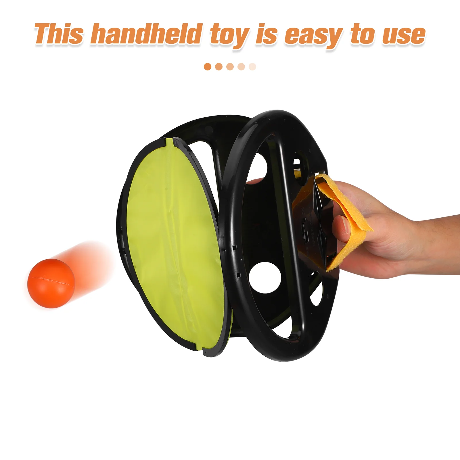 Children's Hand Catching Ball Racket Parent-child Outdoor Sports Toy Racket Throwing Ball Table Tennis Hand Clip (1 Set 2pcs Rac