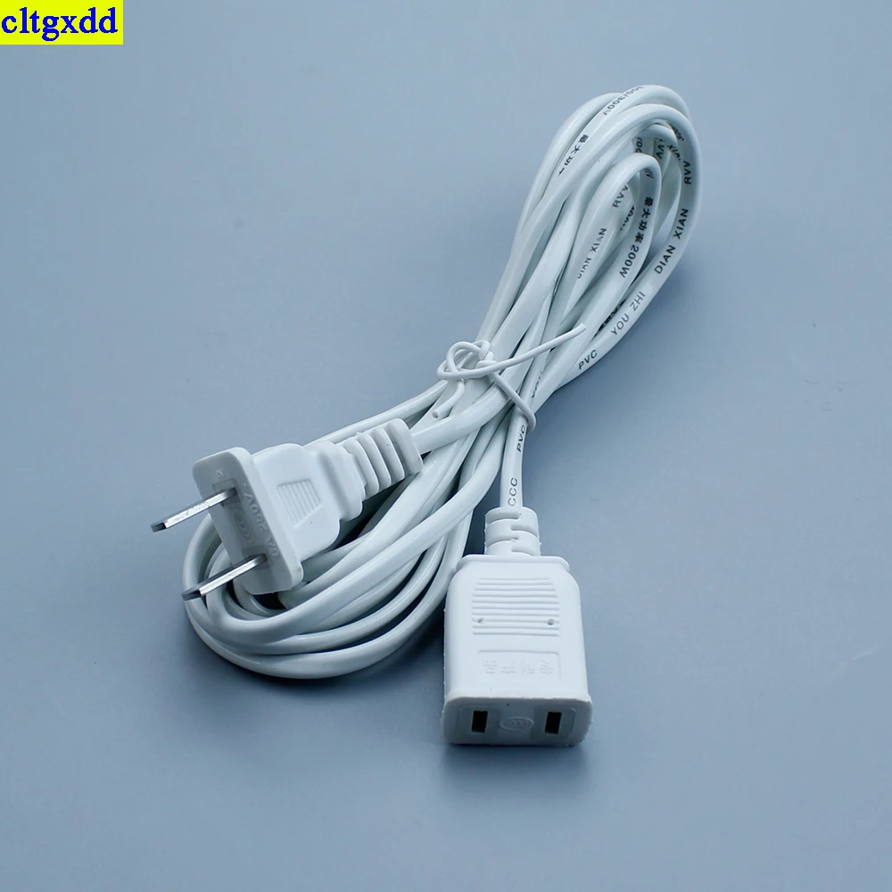 Cltgxdd 1 pezzo di apparecchiature elettriche spina di alimentazione ventola di monitoraggio e altro cavo di prolunga per spina usa a doppio pin adattatore di tipo ue