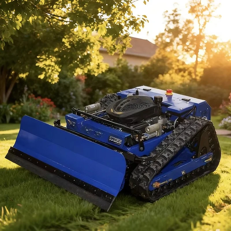 قاطع العشب جزازة لاسلكية أوتوماتيكية تعمل بالتحكم عن بعد مع ملحقات أجزاء الجزازة