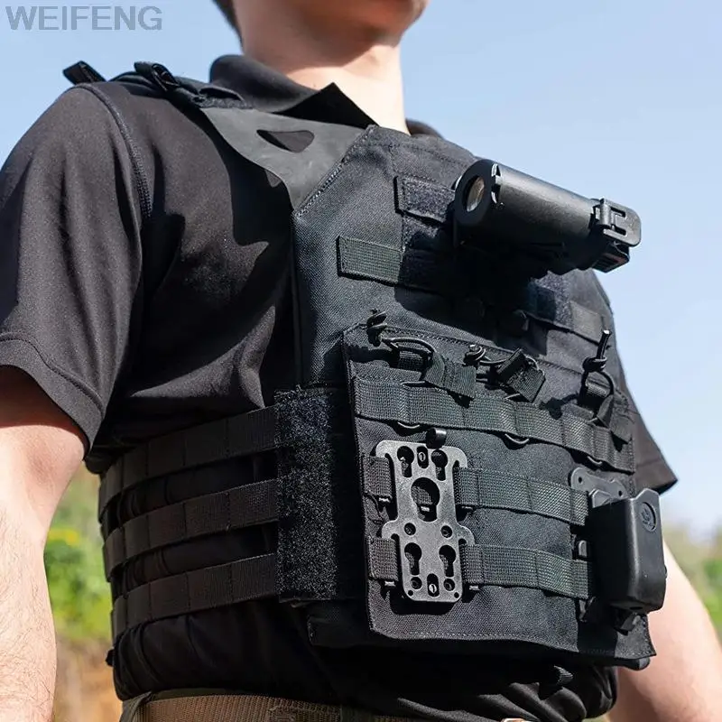 Placa de fijación MOLLE táctica para Mag funda EDC - imagen 2