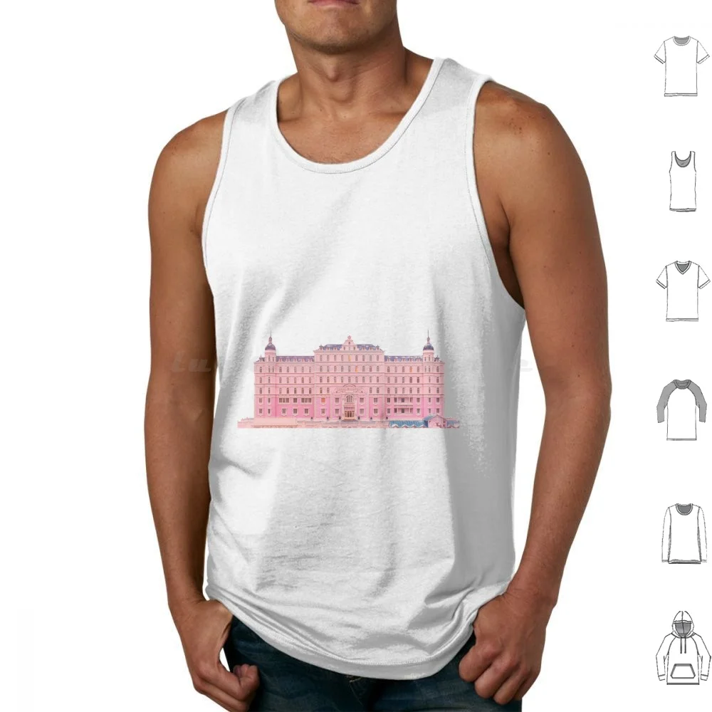 The Grand Budapest Hotel Tank Tops Print Cotton Wes Anderson Movie Hotel The Grand Budapest Hotel Aesthetic Pretty Saoirse