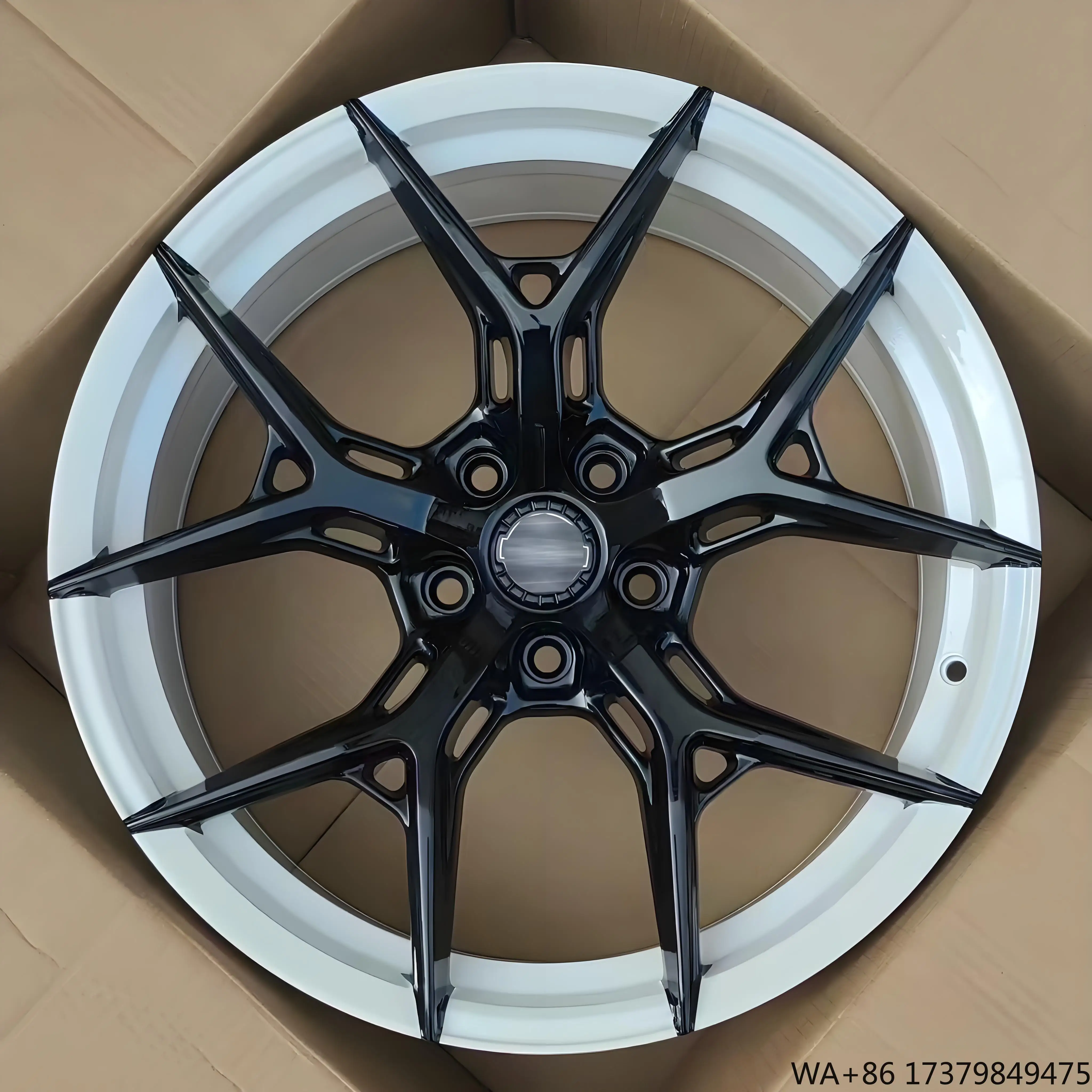 

Forged Black White Aluminum Alloy Wheels 2 Pieces 19-24 Inches 30/35/40mm ET 98mm PCD for Mercedes-Benz for Toyota New Condition
