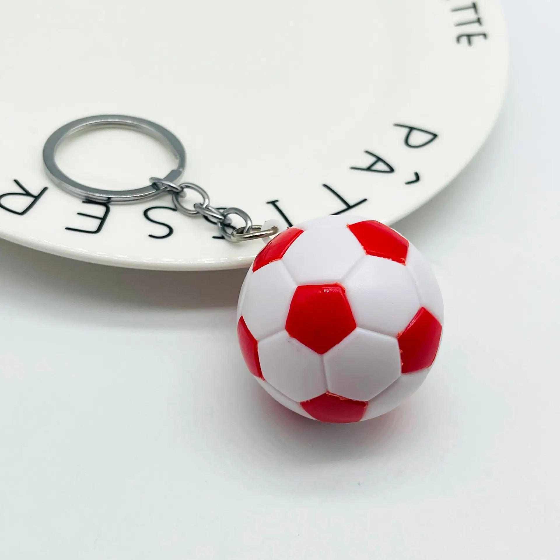 Creative Football keychain pendant souvenir fan small gift bag ball pendant key chains school activity gift keychain wholesale