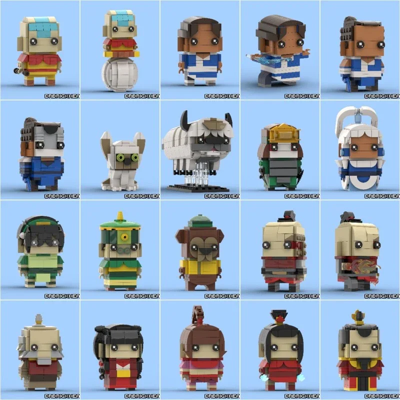 

Набор для сборки MOC «Аватар: Легенда об Аанге», 2941 деталь, развивающий конструктор с минифигурками, коллекционный набор для детей