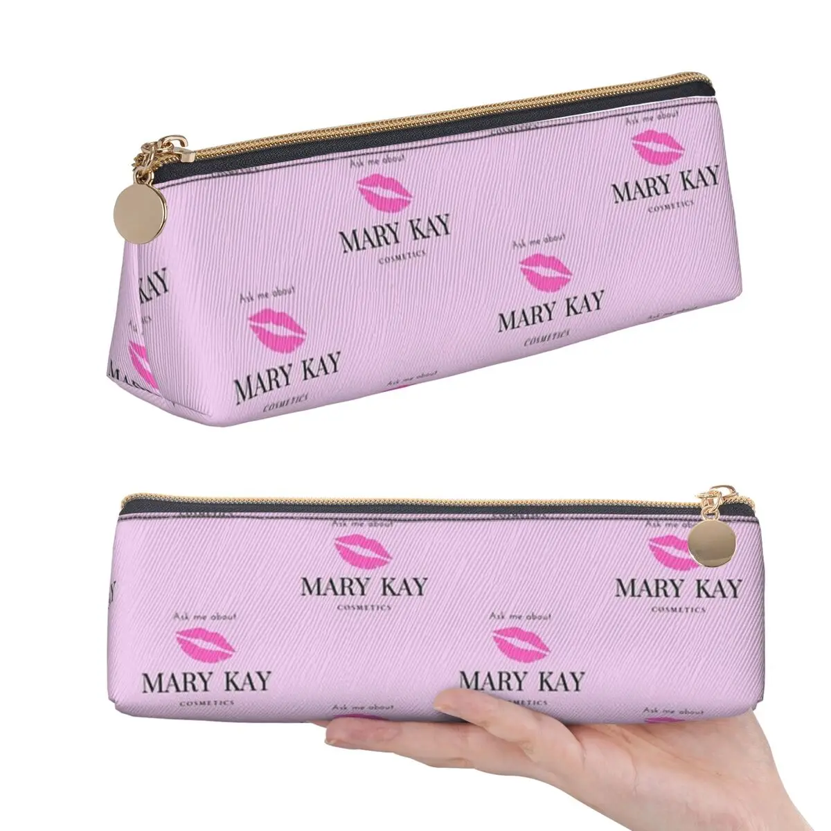 Fragen Sie mich nach Mary Kay Cosmetics Federmäppchen für Jungen und Mädchen, Geschenke, Stiftbox, Bleistiftbeutel, Schreibwaren, Stifthalter-Tasche
