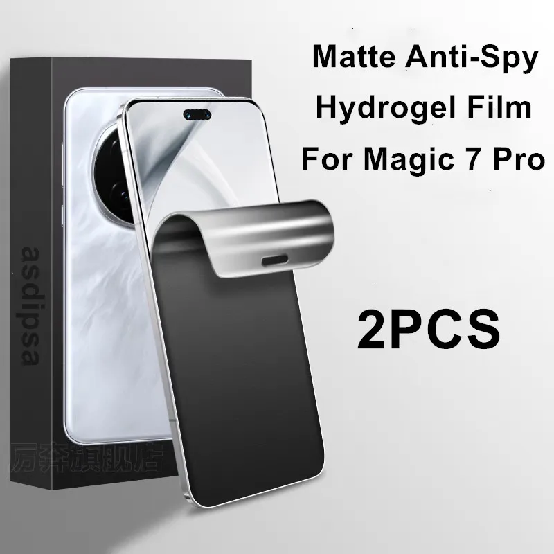 2PCS/Kit Anti-Spy Screen Protector For Honor Magic 7 Pro 6 RSR 5 Magic7 Anti-Peeping Soft Privacy Hydrogel Film Bubble-Free