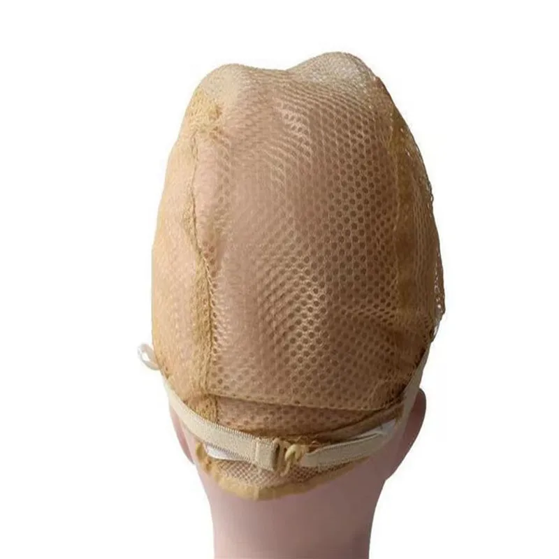 Bonnet de Perruque Respirant, Filet à Cheveux Réglable en Nylon, Tissage en Maille, avec Bretelles en Dentelle, pour Perruque de Direction, 10 Pièces