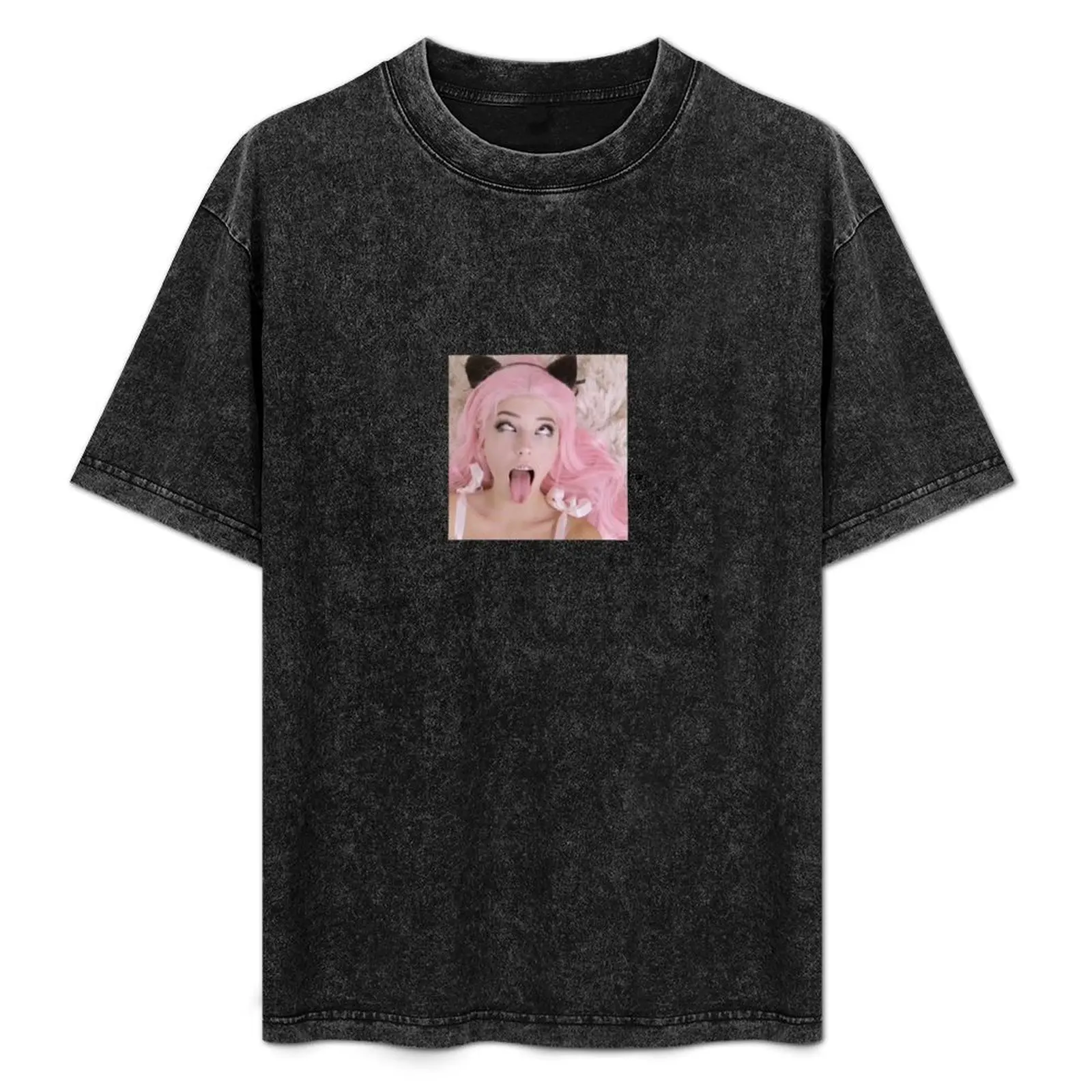 belle delphine with her tongue out T-Shirt Quick Dry Training Short Sleeve Tee